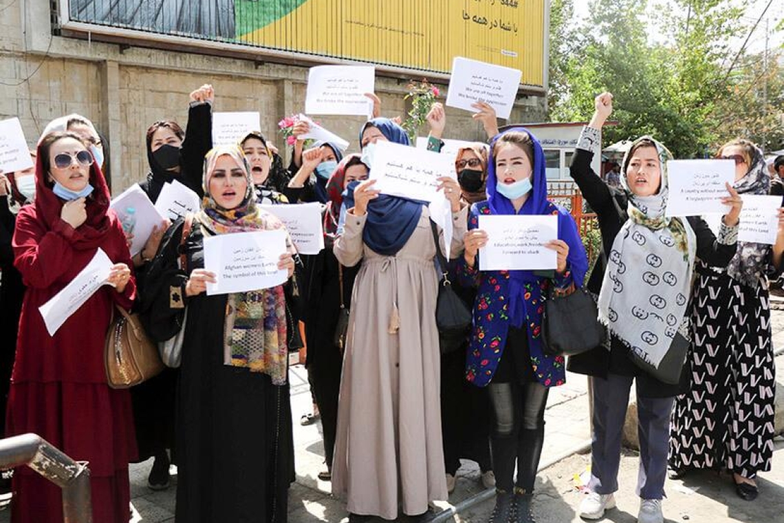 Afghanistan : Une manifestation de femmes dispersées par les tirs des talibans à Kaboul